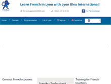Tablet Screenshot of lyon-bleu.fr